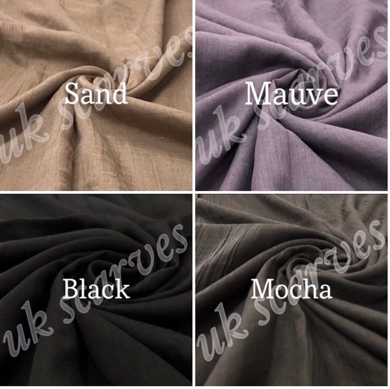 Premium Quality Soft COTTON SILK Maxi Hijab Scarves Headscarf image 8