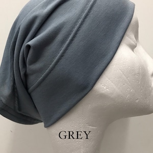 NEW Women Ladies Under Scarf Hijab TUBE BONNET Bone Cap Band Premium Quality Gray