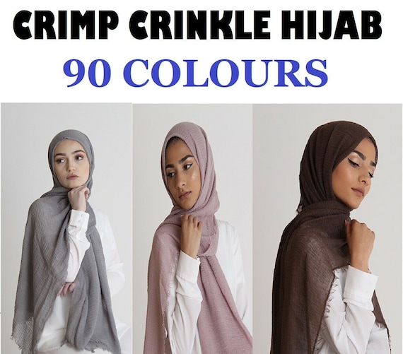 crinkle crimp hijab