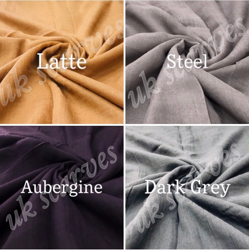 Premium Quality Soft COTTON SILK Maxi Hijab Scarves Headscarf image 5