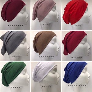 NEW Women Ladies Under Scarf Hijab TUBE BONNET Bone Cap Band Premium Quality image 2