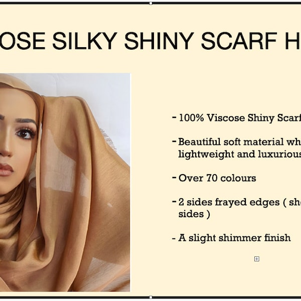 SILKY SHINY Femmes Maxi Mariage Uni Faux Foulard en Soie Hijab Shawl Wrap Élégant