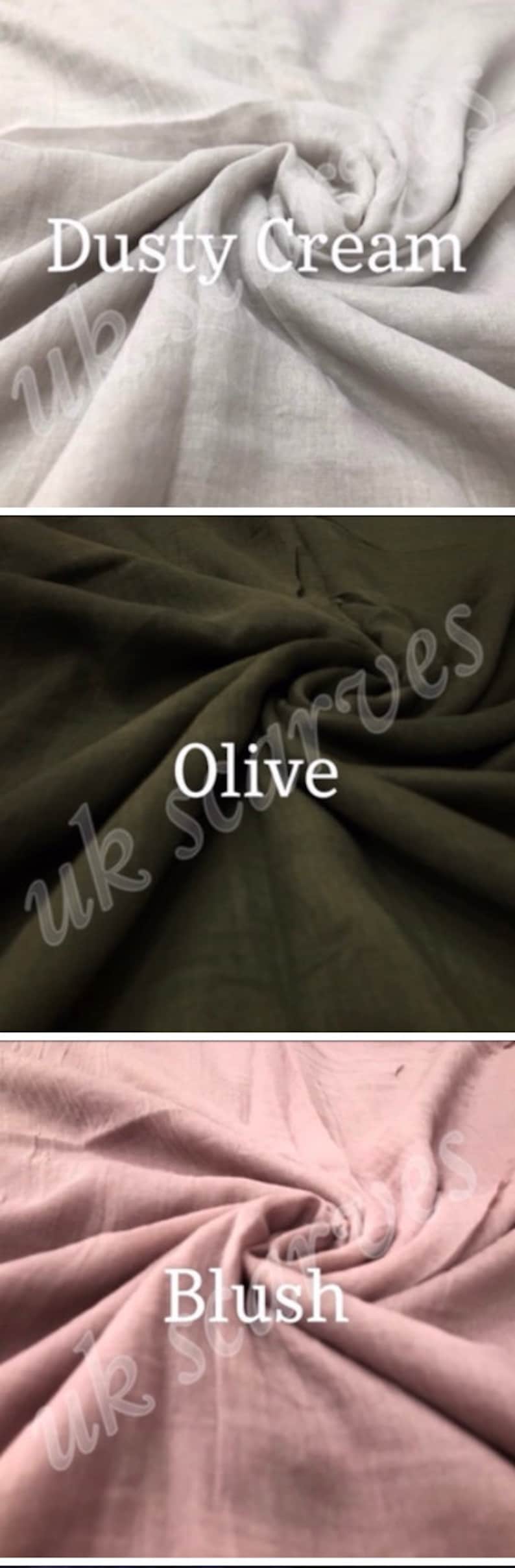 Premium Quality Soft COTTON SILK Maxi Hijab Scarves Headscarf image 4