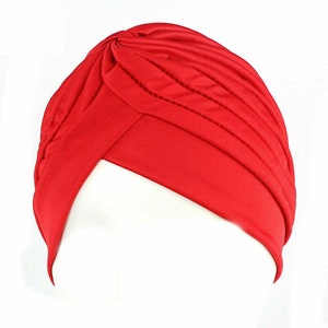 New Turban Style Head Wrap Head Cover Hat Bandana Scarf Hair Loss Chemo ...
