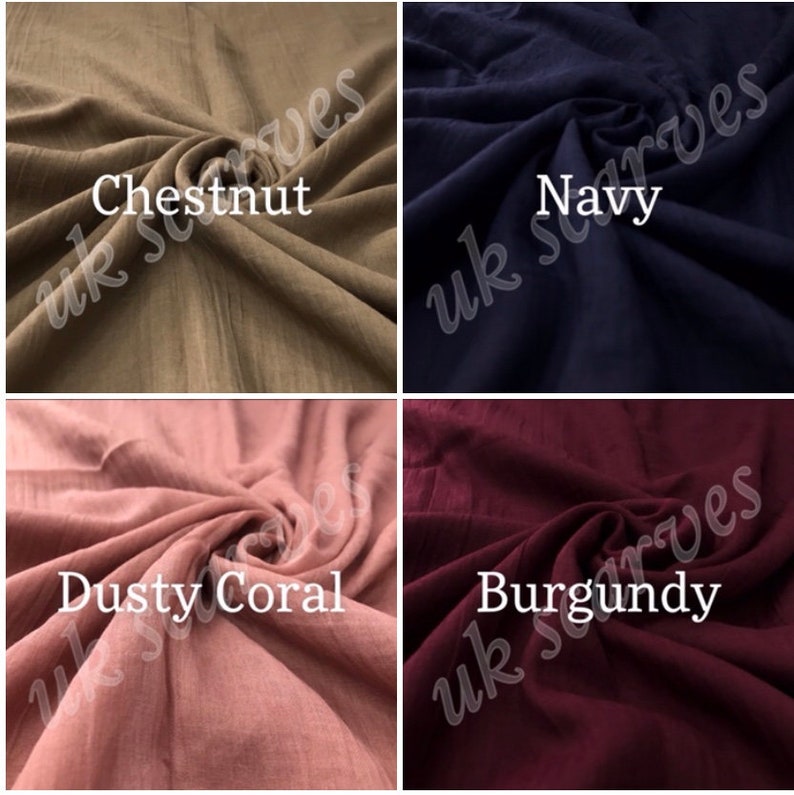 Premium Quality Soft COTTON SILK Maxi Hijab Scarves Headscarf image 2