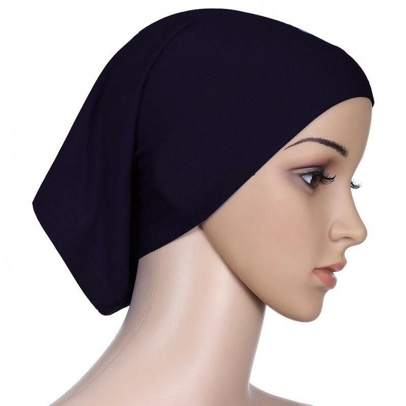 NEW Women Ladies Under Scarf Hijab TUBE BONNET Bone Cap Band Premium Quality image 1