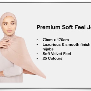 High Quality Jersey Hijab Soft Feel Touch Super Stretchy Shawl