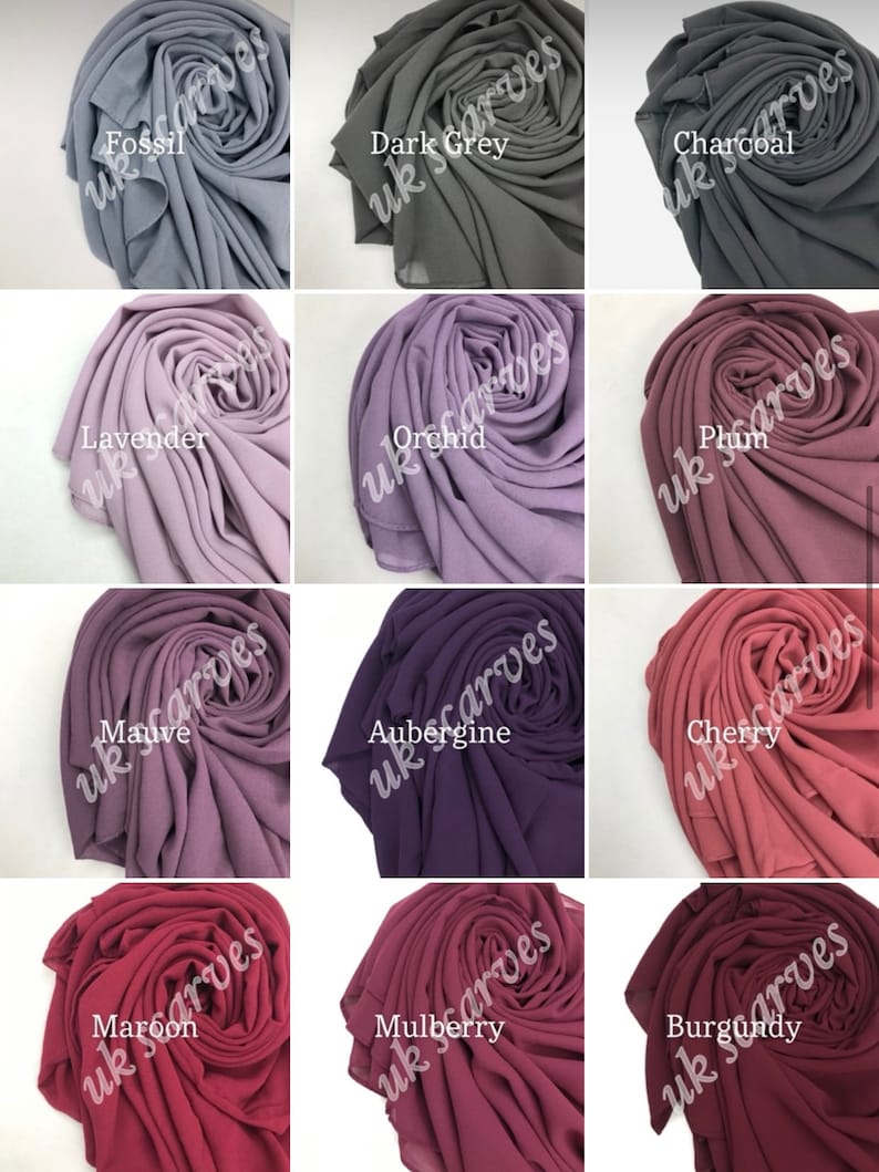 Malaysian Hijab Large Plain Viscose Sarong / Scarf / Shawl – Soft, Lightweight Wrap In Beautiful Colors Long Hijab - Foto 4