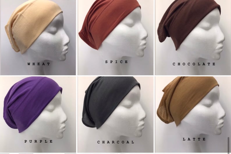 NEW Women Ladies Under Scarf Hijab TUBE BONNET Bone Cap Band Premium Quality image 4