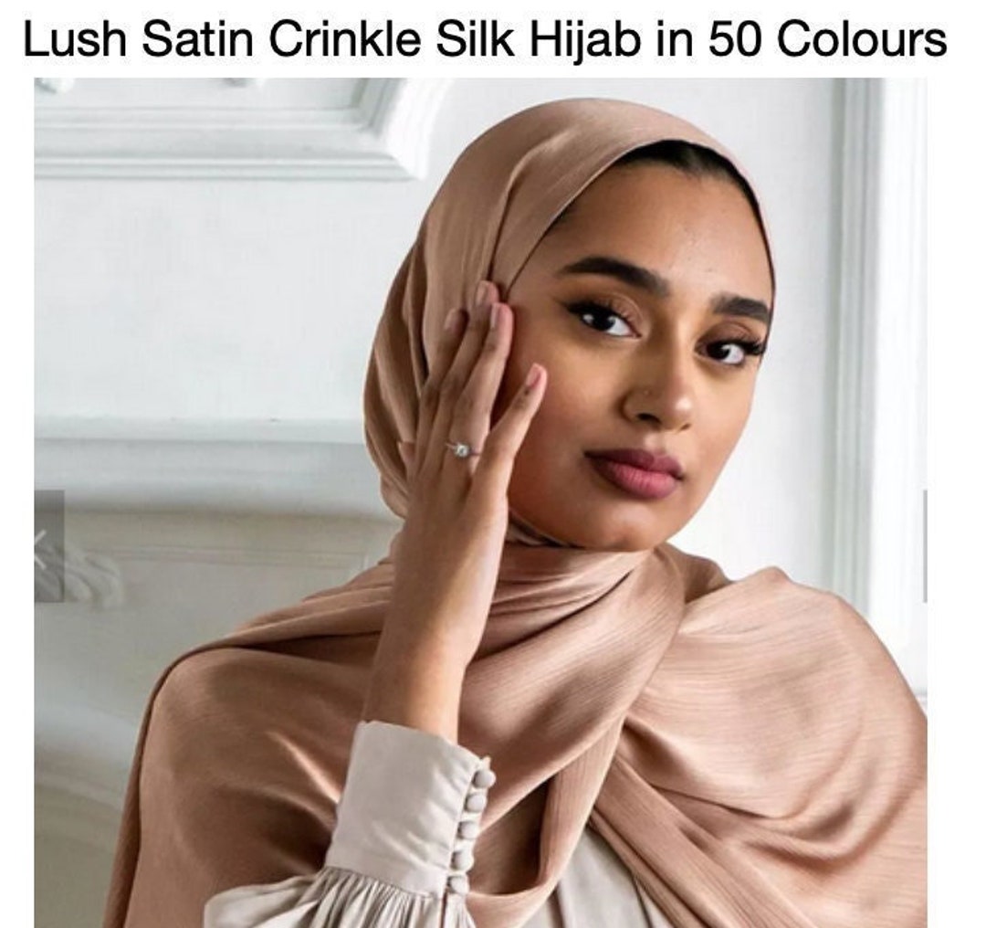 luxury silk hijab