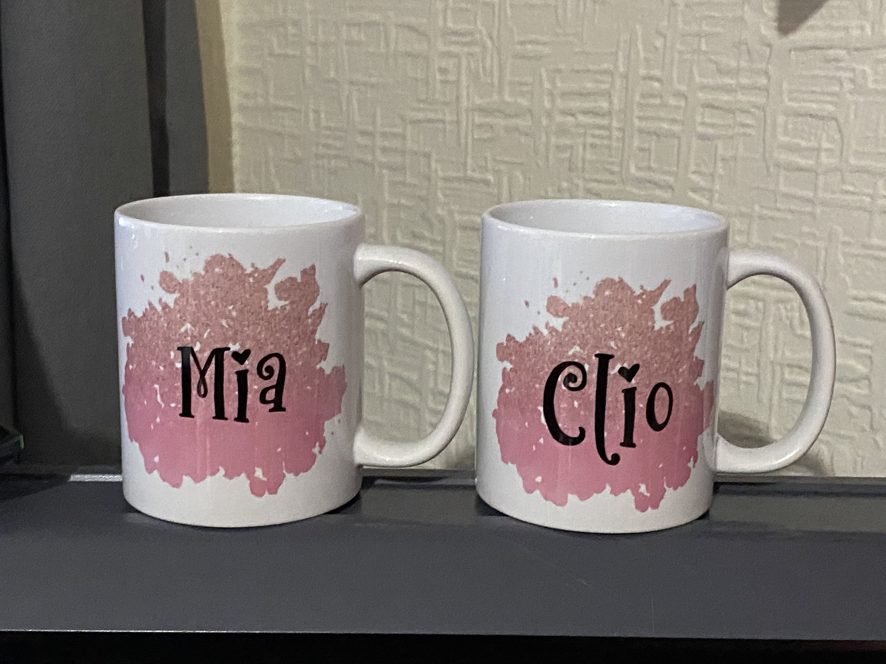 Personalised Mug Sparkle Mug gift for her Christmas Gift Etsy