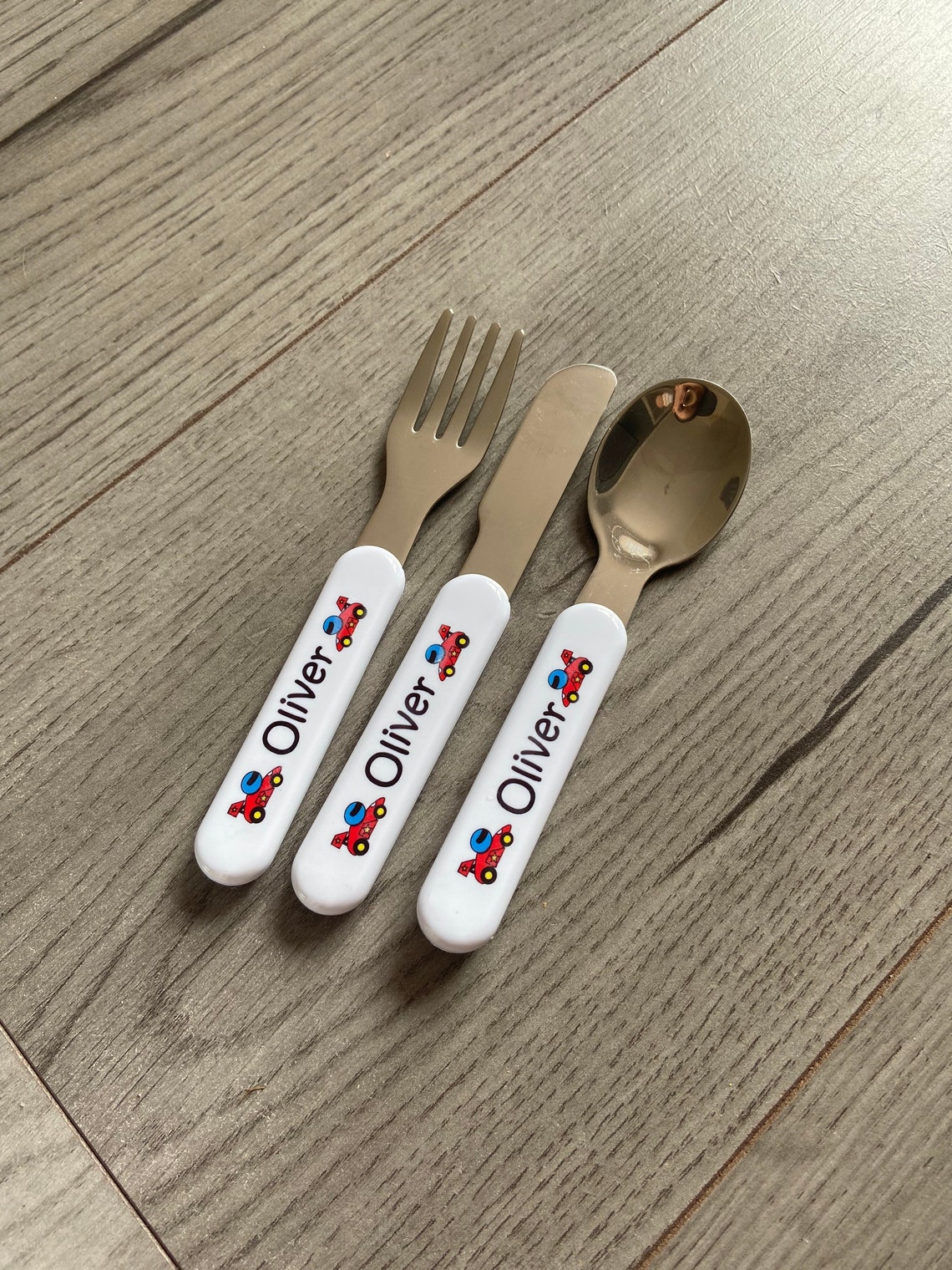 Cutlery Set Personalised Cutlery Set Childrens Cutlery Set Etsy