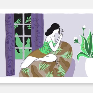 The photographer. Print riso size A4 on Munken paper 150 gr