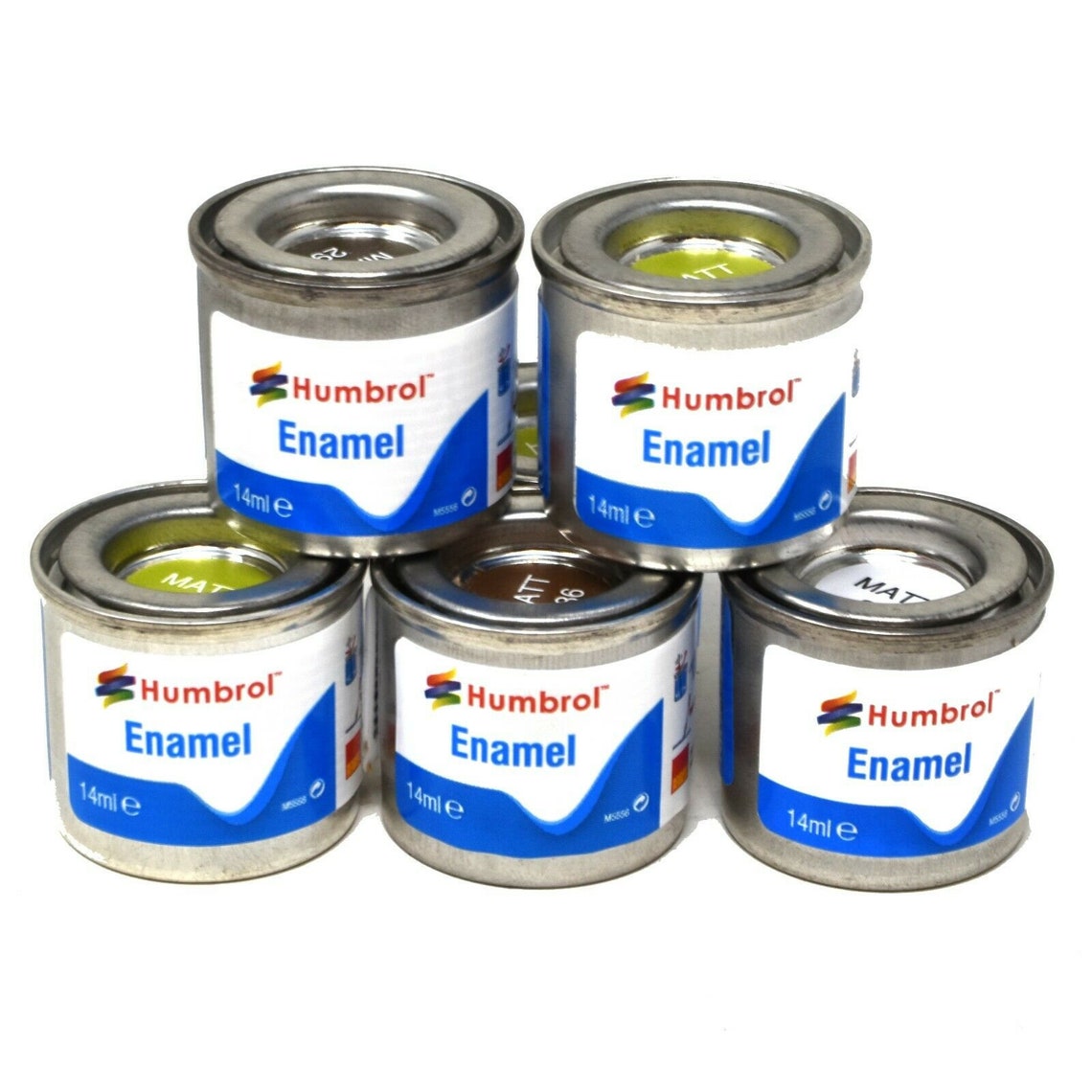 Humbrol® Matt and Gloss Enamel Paint & Brush Set Model Hobby Etsy UK