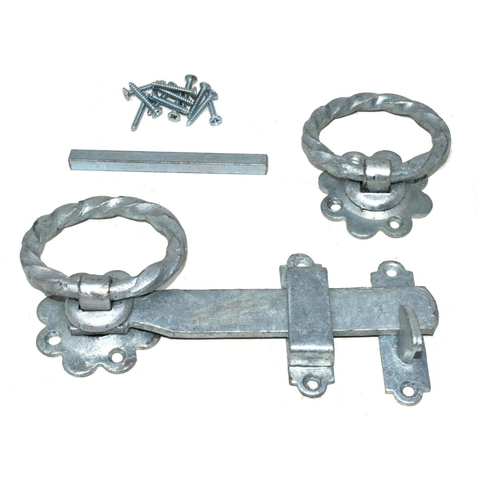 6 150mm Heavy Duty Twisted Ring Gate Latch Set Etsy