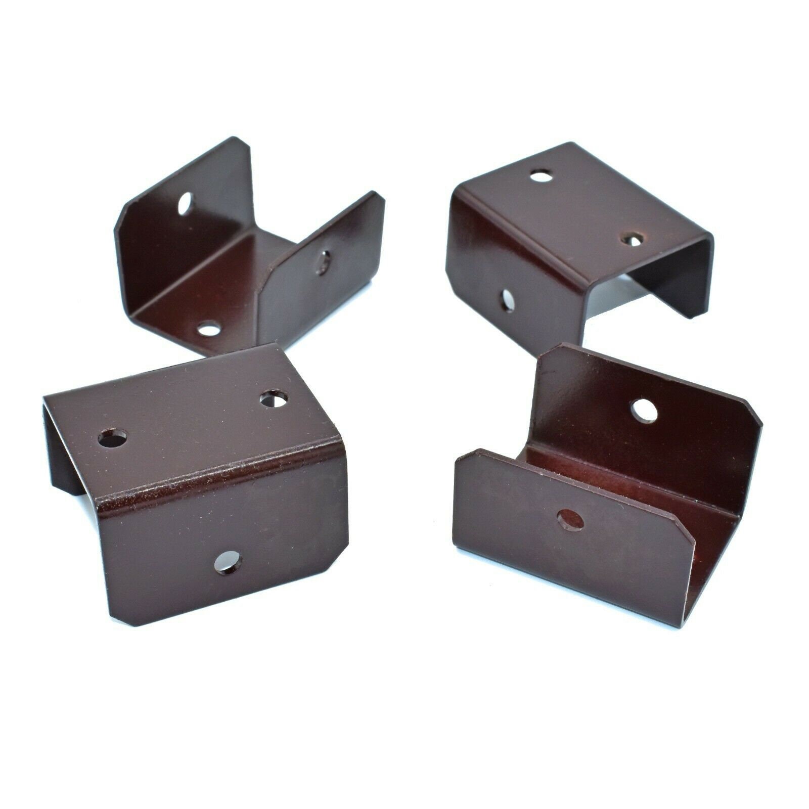 Pack of 10 40mm brown fence post & trellis clips bracket Etsy
