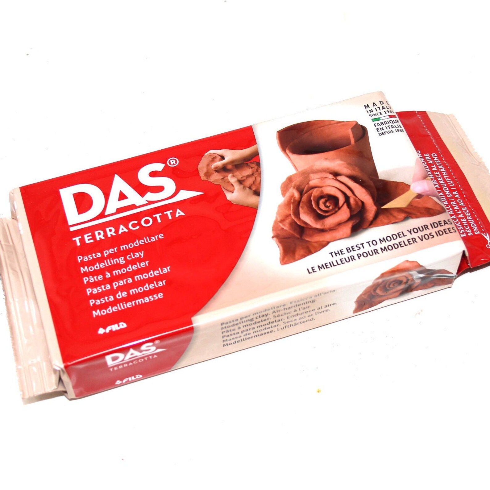 1 Kilo DAS Modelling Clay TERRACOTTA Air Drying Model Etsy UK