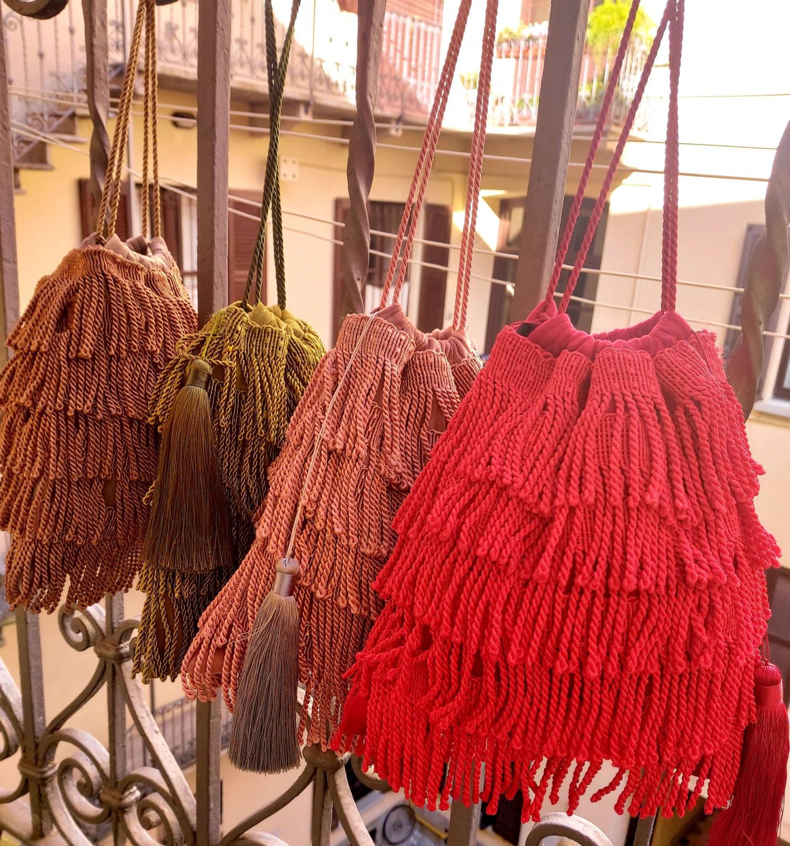 Mini Bolso De Cubo Con Cordón Con Diseño De Fresa, Bolso De Hombro