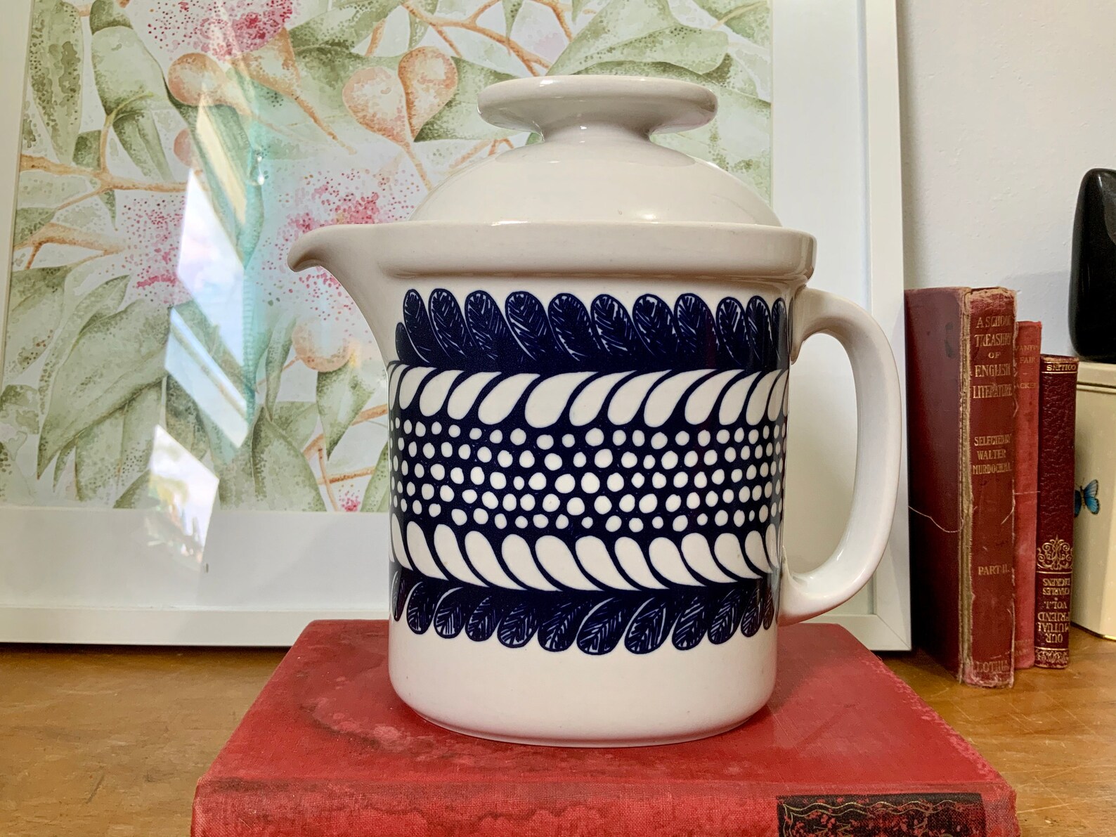 Vintage Rosenthal Blue and White Teapot Etsy Sweden