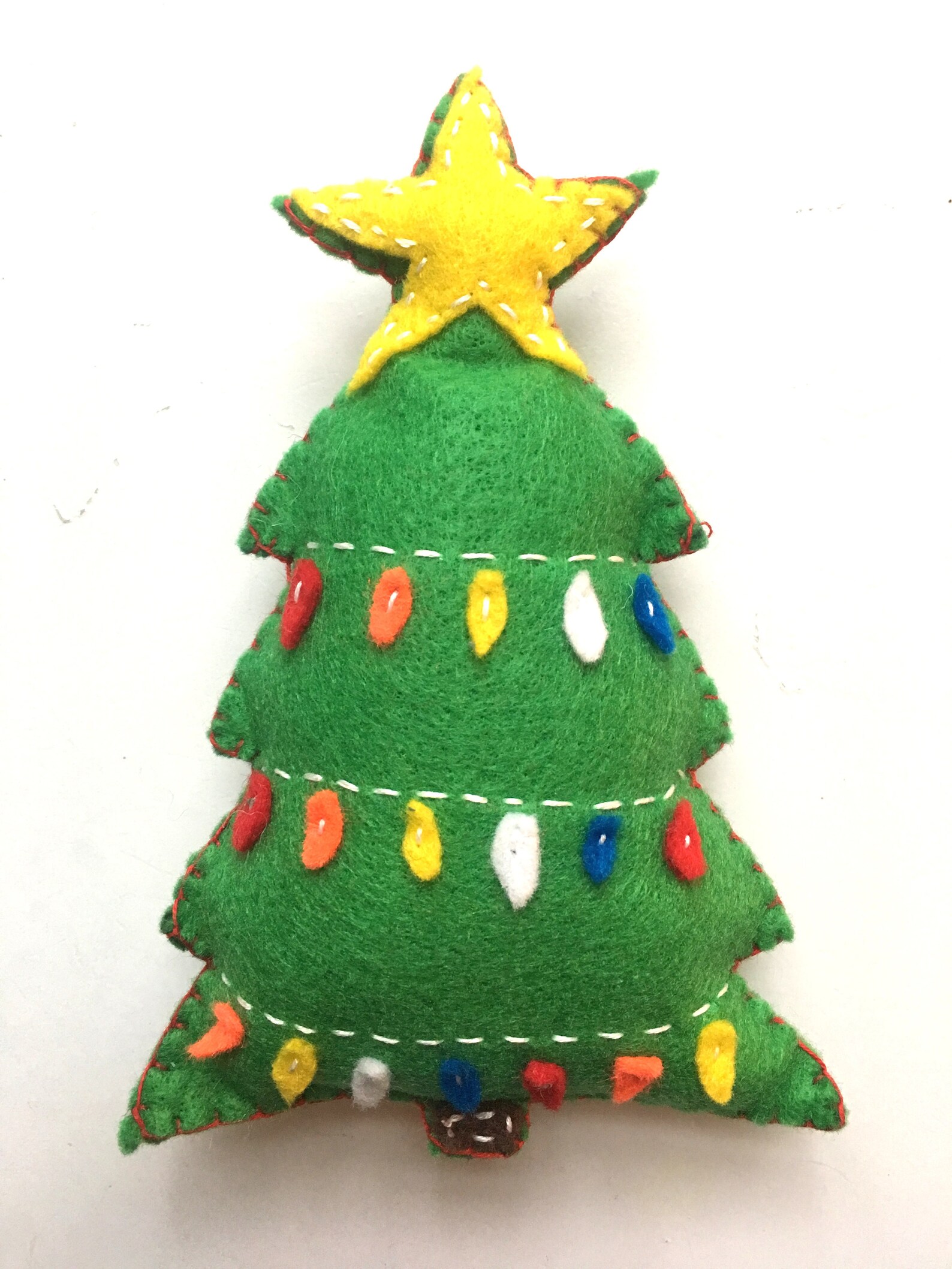 Juguete/Ornamento del árbol de Navidad felt Etsy