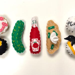 Pittsburgh Magnets - Pittsburgh Gift - Pickle Gift - Heinz Ketchup - Pierogi - Smiley Face - Steelers Gifts