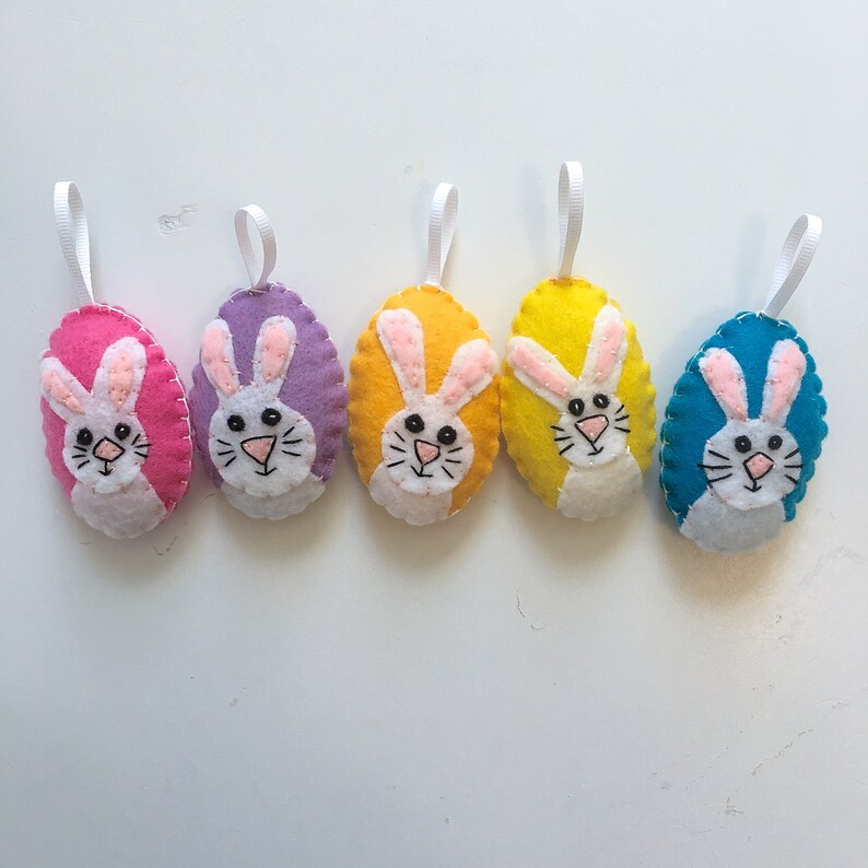 Decorative Felt Easter Egg Ornament Etsy