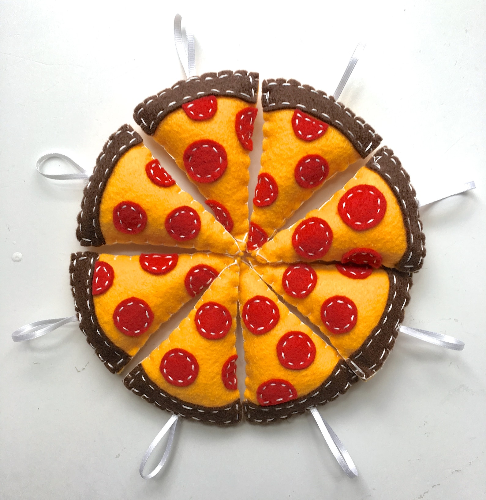 Pizza Ornament Pizza Gifts Pizza Party Pizza Plush Etsy