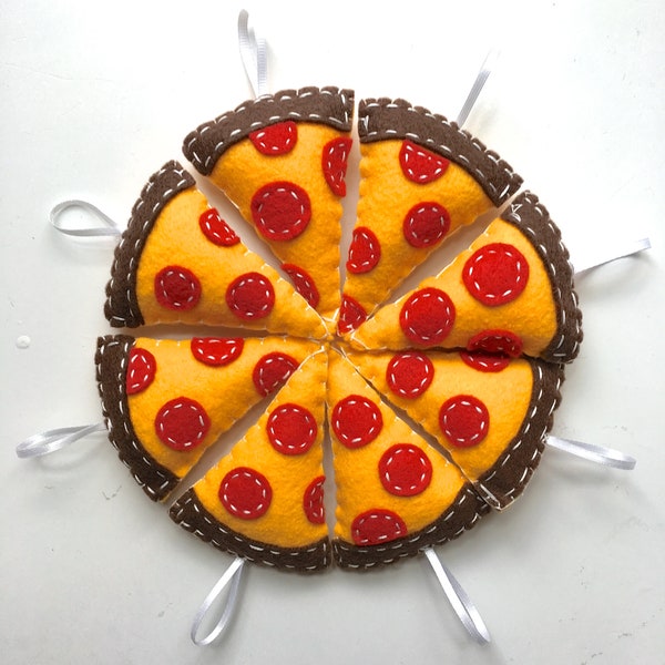 Pizza Ornament - Pizza Gifts - Pizza Party - Pizza Plush