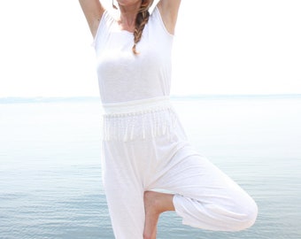 Combinaison de yoga, tenue de yoga, vêtements de yoga pour femmes, cadeau de yoga, combinaison kundalini, cadeau pour elle, tissu de méditation, vêtements d'instructeur de yoga,