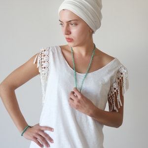 tunic,cotton,yoga,ethnic,boho, white,loose,t shirt,top,loose,elegant, white clothing,kundalini,meditation, blouze,gift for her,lace