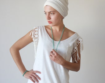 tunic,cotton,yoga,ethnic,boho, white,loose,t shirt,top,loose,elegant, white clothing,kundalini,meditation, blouze,gift for her,lace