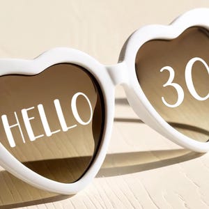 Personalised Party Sunglasses: Custom Text, Birthday Favours