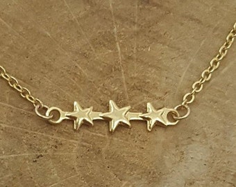 Gold filled star necklace / star necklace / delicate necklace / dainty necklace / gold necklace / everyday necklace \ celestial necklace