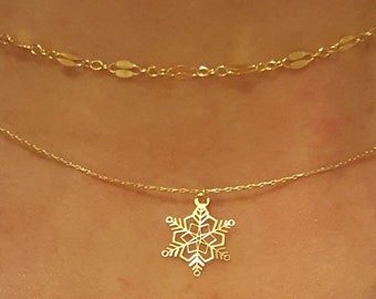 14k gold filled choker necklace / Choker necklace / Gold necklace / Layered necklace / Dainty necklace / Necklace / Minimalist necklace / GF