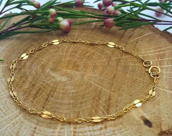 Gold filled bracelet / delicate bracelet / layered bracelet / minimalist bracelet / everyday bracelet / daity bracelet / golden bracelet