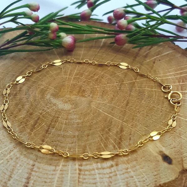 Gold filled bracelet / delicate bracelet / layered bracelet / minimalist bracelet / everyday bracelet / daity bracelet / golden bracelet