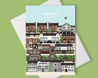 Didsbury, Manchester Greeting Card