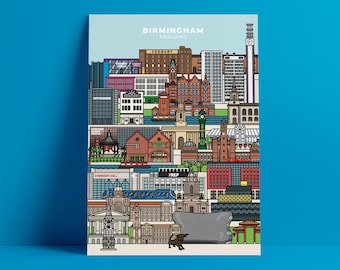 Birmingham Poster Print Artwork