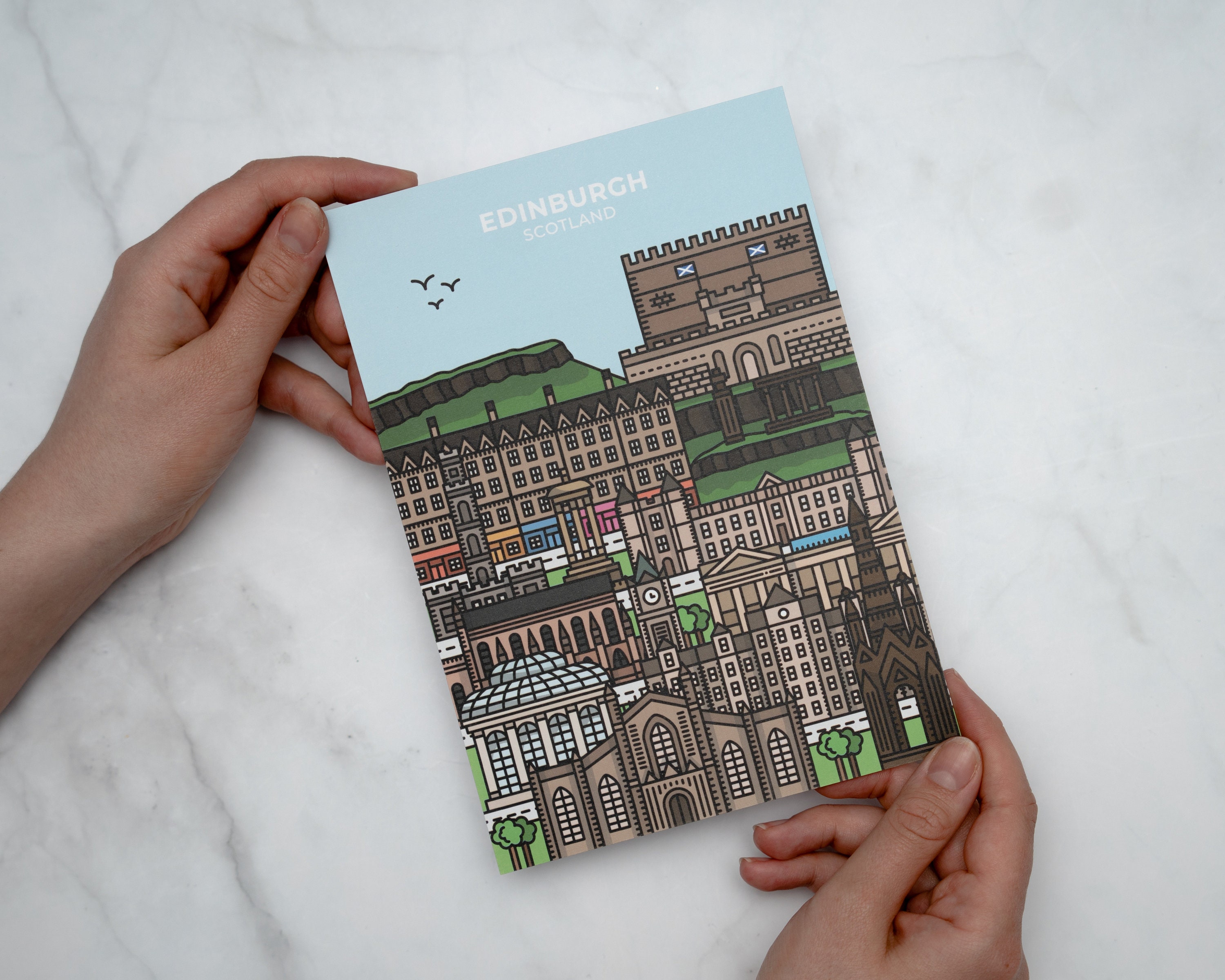Edinburgh Castle Scotland Art Poster Print Gift Home Decor - Etsy