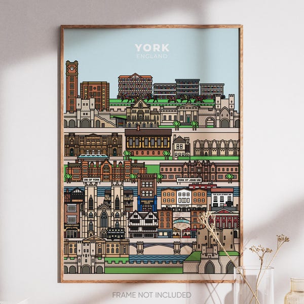 York England Poster Print Artwork