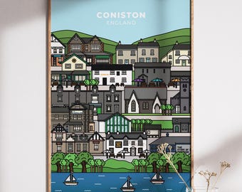Coniston, Lake District Art Print