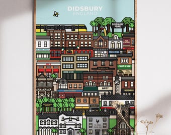 Didsbury Manchester Art Print 2025