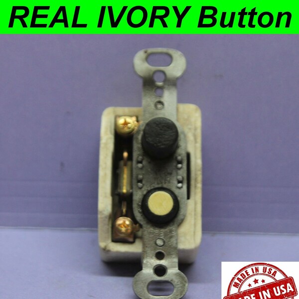 Antique Push Button Light Switch Etsy