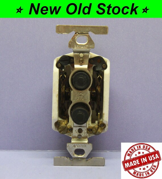 Vintage Antique Push Button Light Switch 3way Threeway Etsy