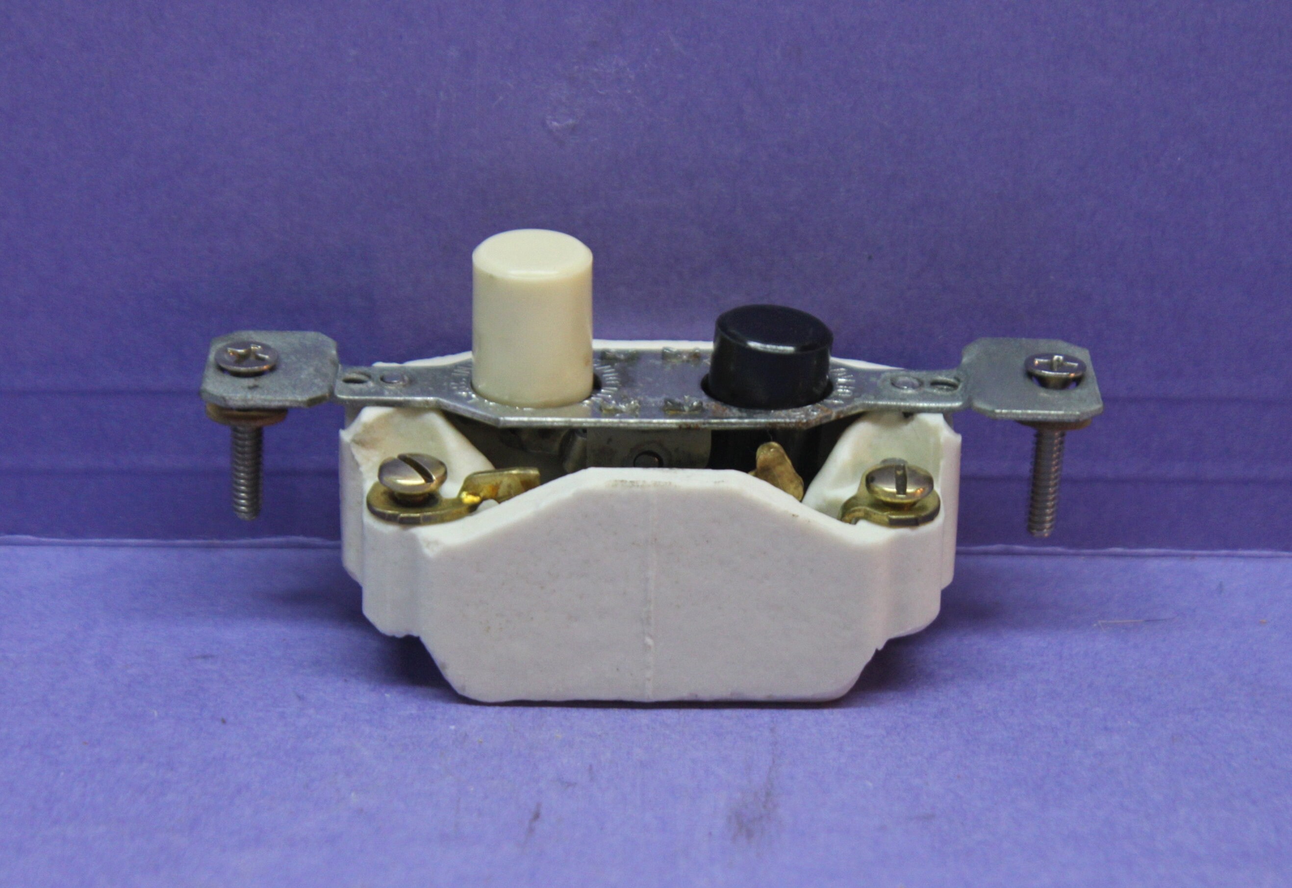 Vintage Push Button Light Switch SinglePole ON/OFF Etsy