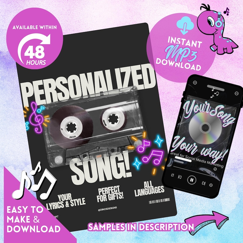 Create a Custom Song | Personalized Song | Unique Lyrics | MP3 Instant ...
