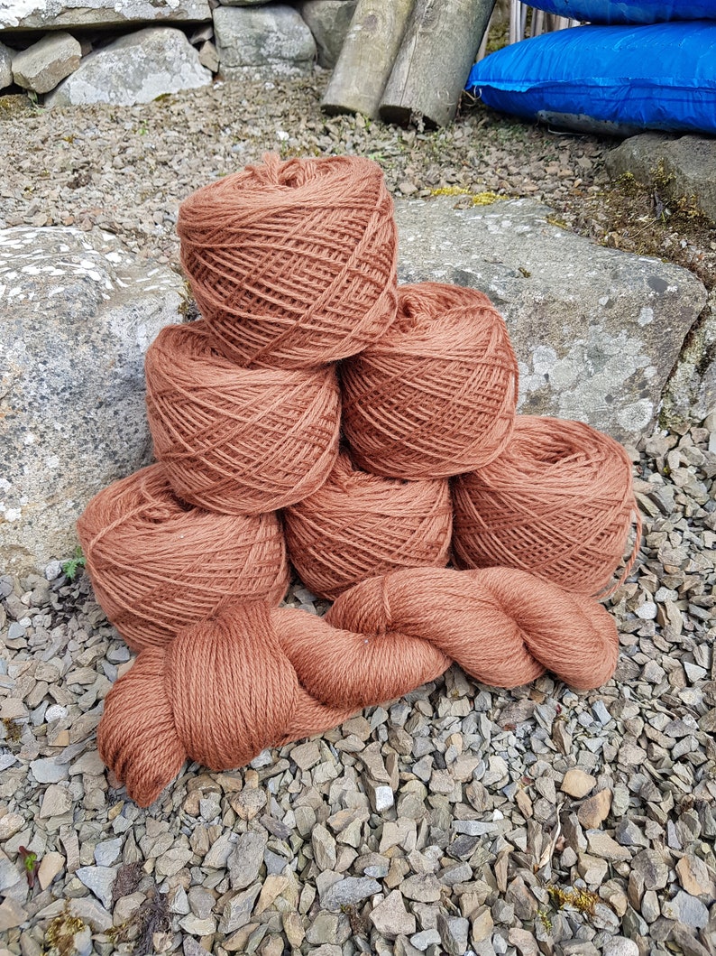 Horsetail Double Knitting North Country Cheviot Brown 100g Etsy