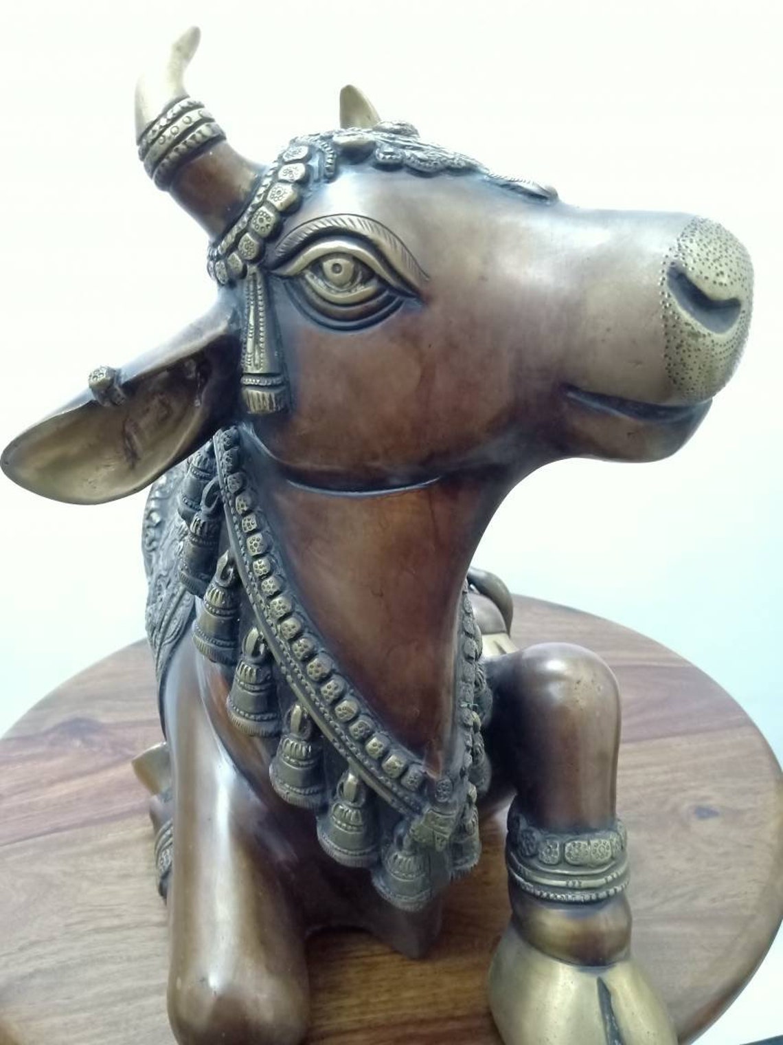Big Size Brass Nandi Statue Large 21 Inch Gatekeeper of Etsy
