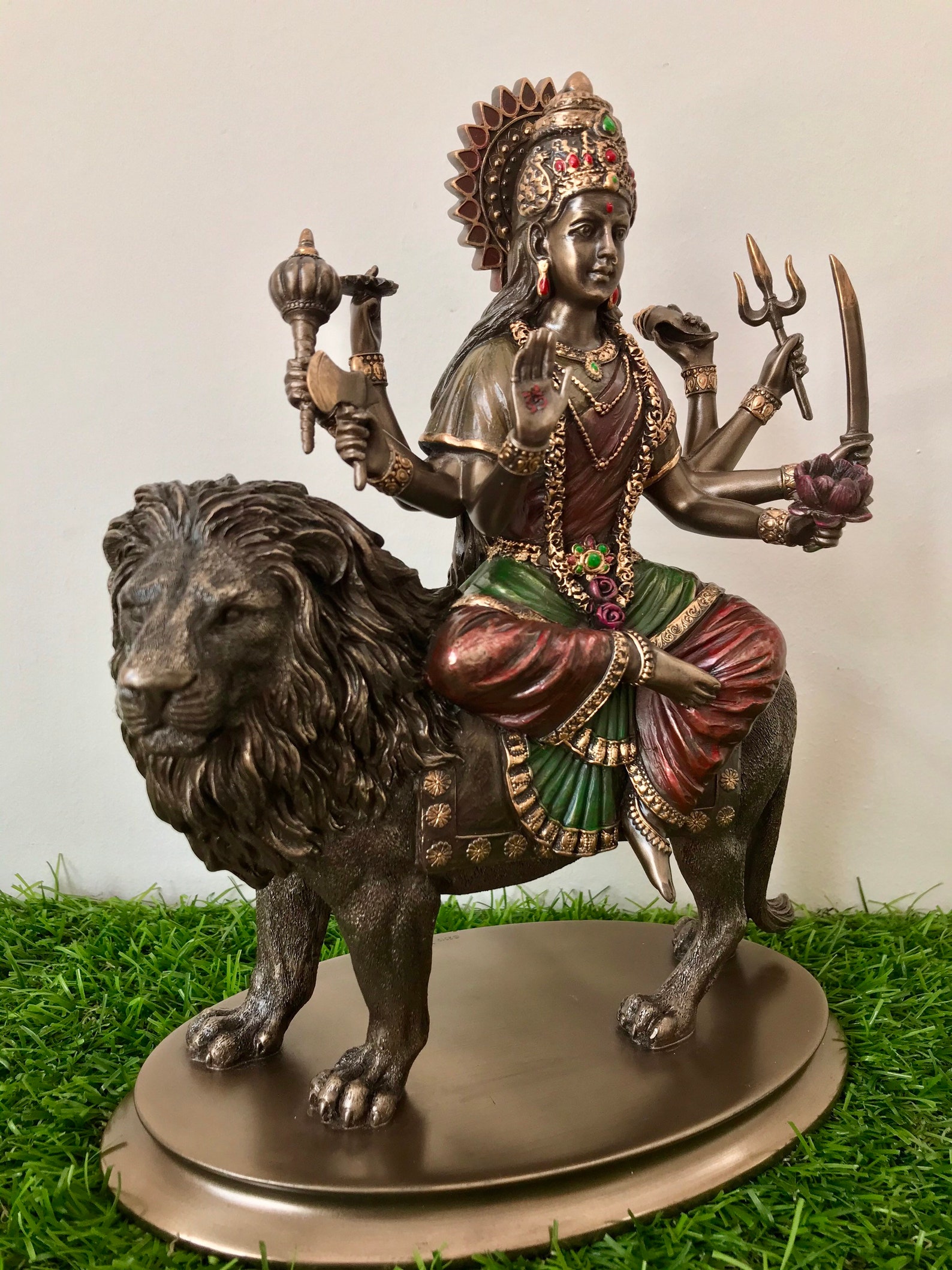 Durga Statue Goddess Durga Statue 10 inch Parvati Statue Etsy