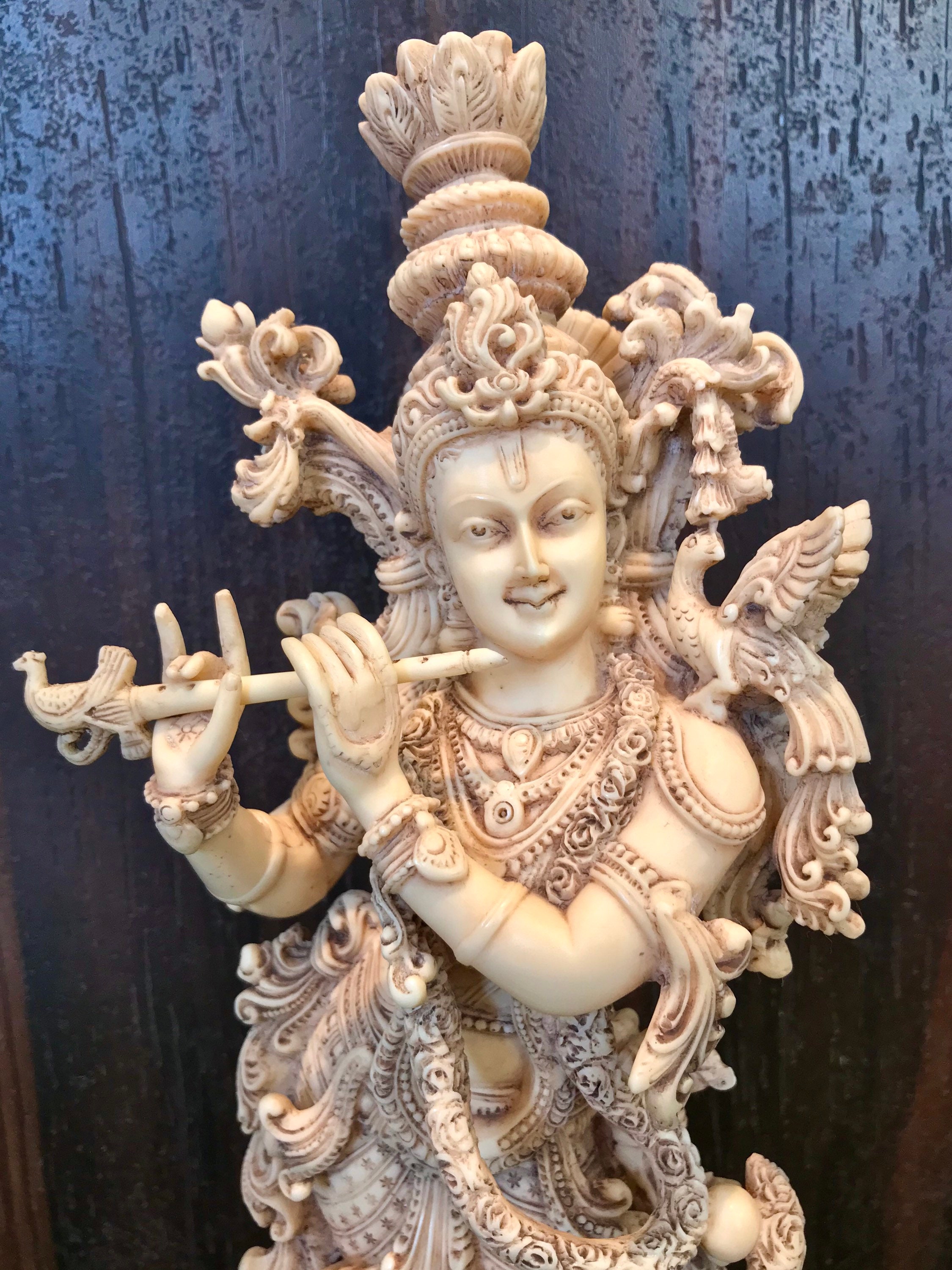 Krishna Statue Lord Krishna Statue 15inch Krishna Idol | Etsy